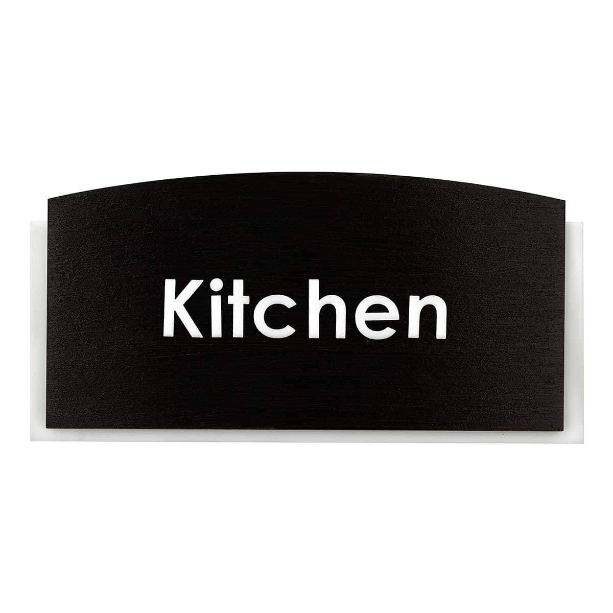 Personalized Door Sign: Wood & Acrylic — Scandza Design | BSign Store