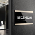 Door Signs Wood Staff Only Door Sign for Employees - "Buro" Design - Photo #7