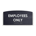 Employees Only Sign - Wood Sign Plate - "Scandza" Design - Photo #3