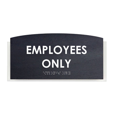 Employees Only Signs - Wood Sign "Scandza" Design
