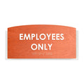 Employees Only Sign - Wood Sign Plate - "Scandza" Design - Photo #4