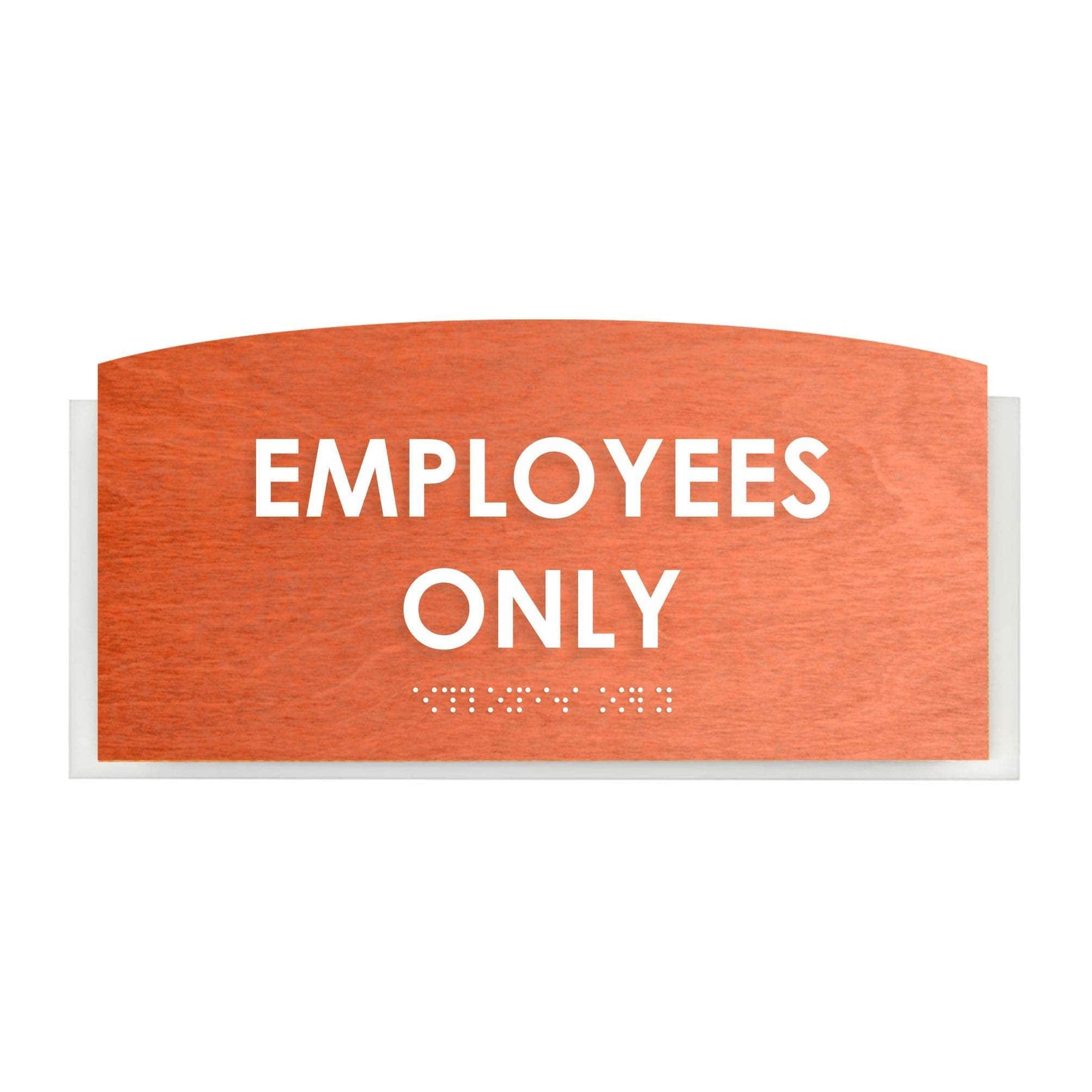 Only Sign In Employees Only Signs - Wood Sign