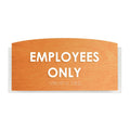 Employees Only Sign - Wood Sign Plate - "Scandza" Design - Photo #5