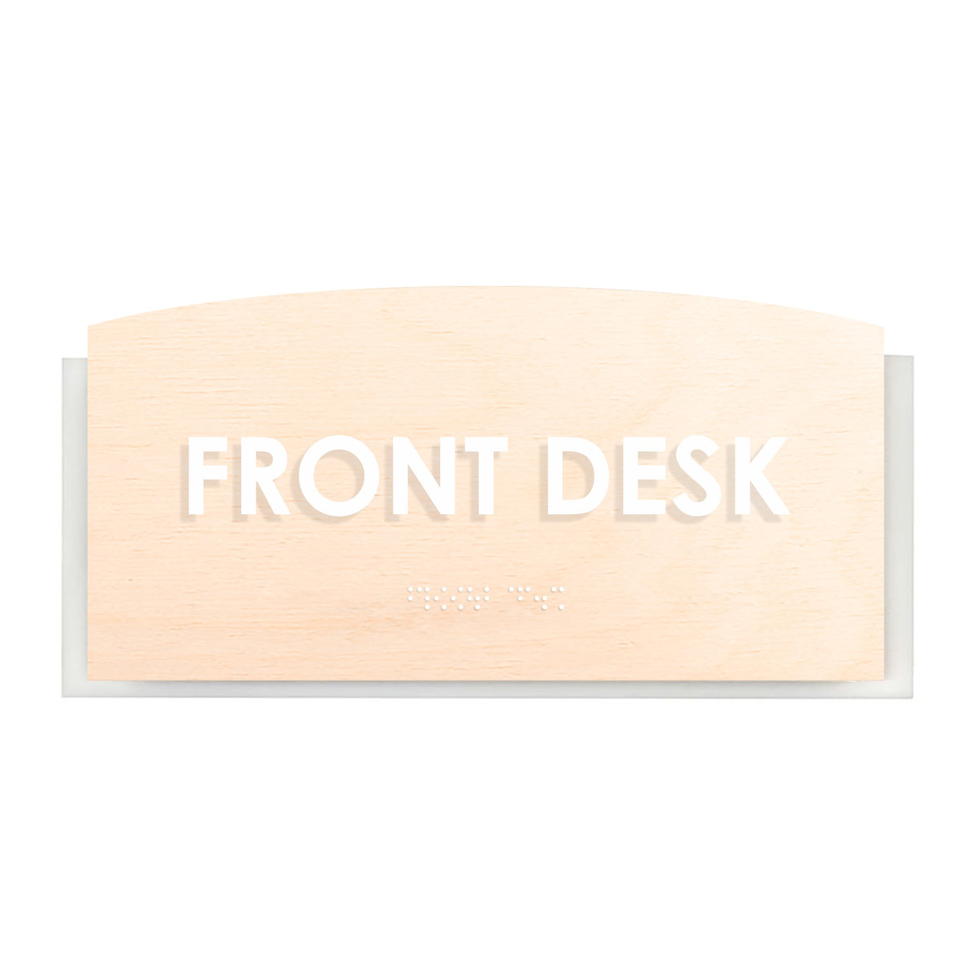 Front Desk Sign "Scandza" Design