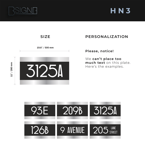 House Numbers Address Numbers for House