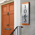 House Numbers Modern House Number Sign — Wood & Stainless Steel - Photo #8