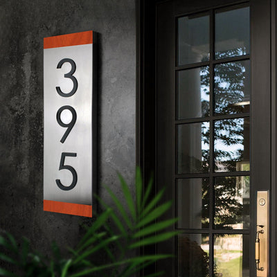 Modern House Number Sign