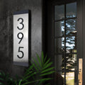 House Numbers Modern House Number Sign — Wood & Stainless Steel - Photo #5
