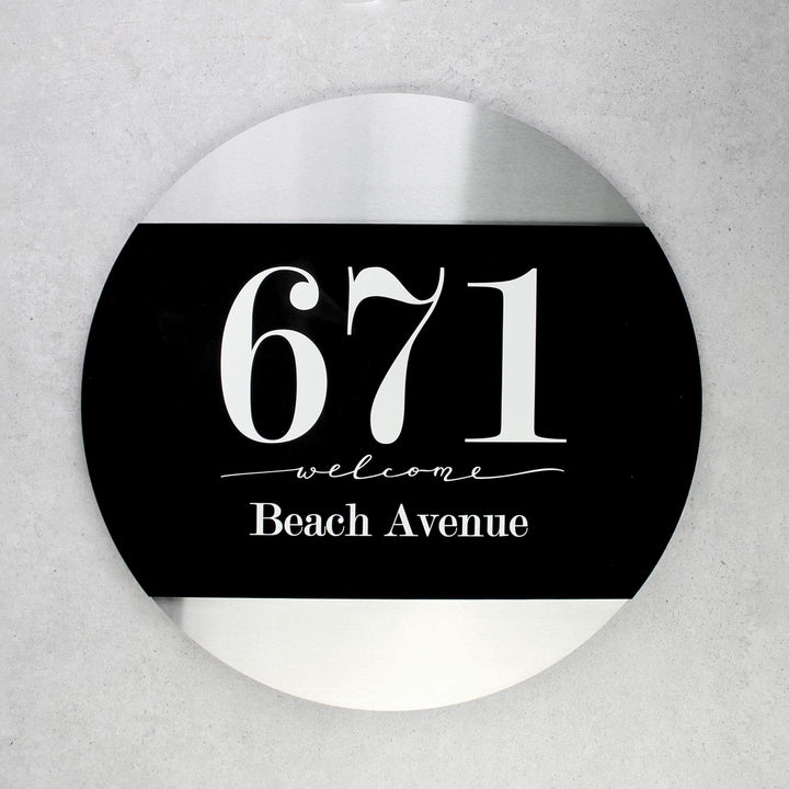 House Numbers Steel House Address Sign