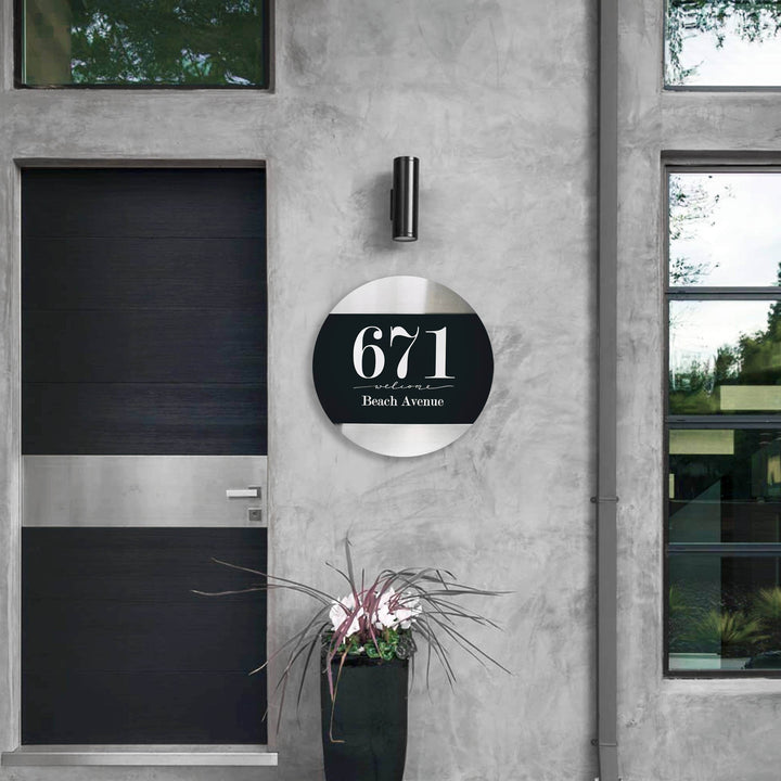 House Numbers Steel House Address Sign