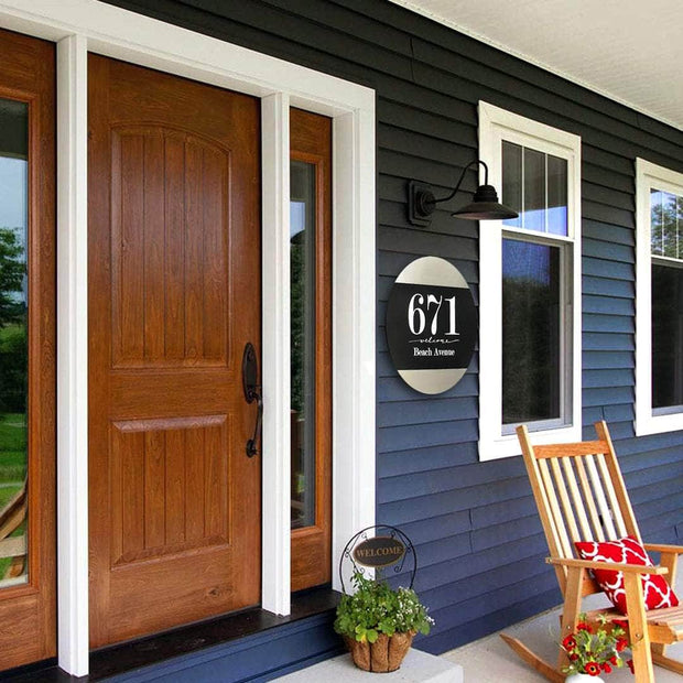 House Numbers Steel House Address Sign