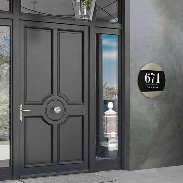 House Numbers Steel House Address Sign