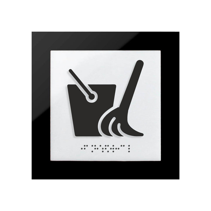 Information signs Acrylic Cleaning Room Sign - "Simple" Design