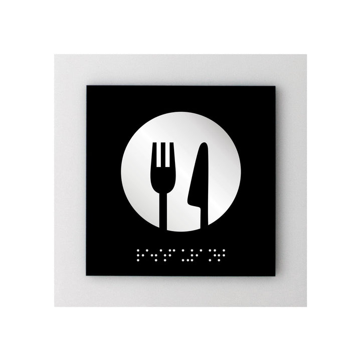 Information signs Acrylic Dining Room Sign - "Simple" Design
