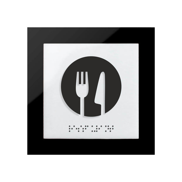 Information signs Acrylic Dining Room Sign - "Simple" Design