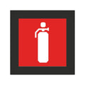 Information signs Acrylic Fire Extinguisher Safety Sign - "Simple" Design - Photo #4