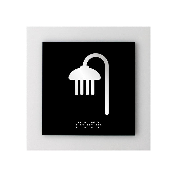 Information signs Acrylic Shower Room Sign - "Simple" Design