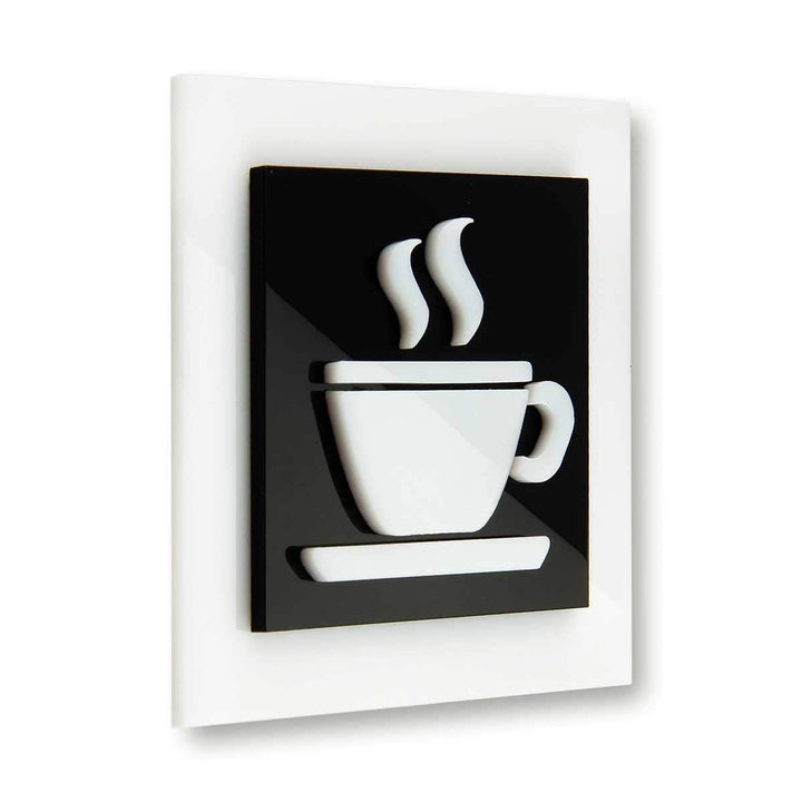 Information signs Acrylic Office Kitchen Sign - "Simple" Design