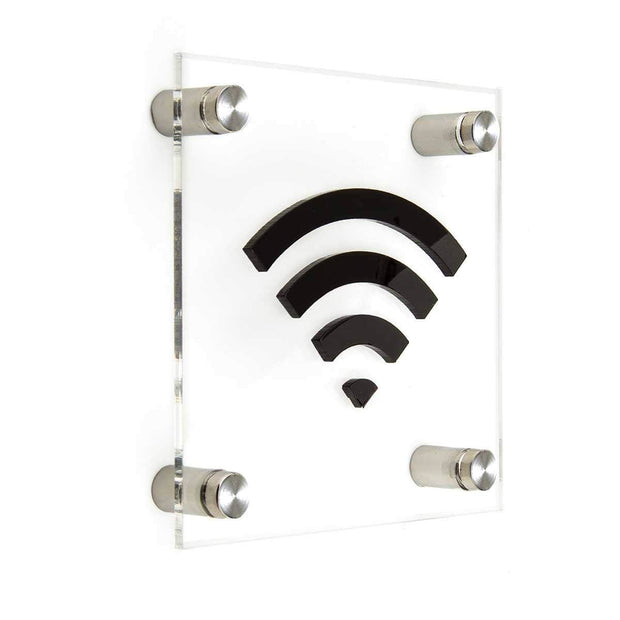 Information signs Acrylic Wi-Fi Sign - "Classic" Design