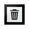 Information signs Acrylic Trash Bin Sign - "Simple" Design - Photo #2