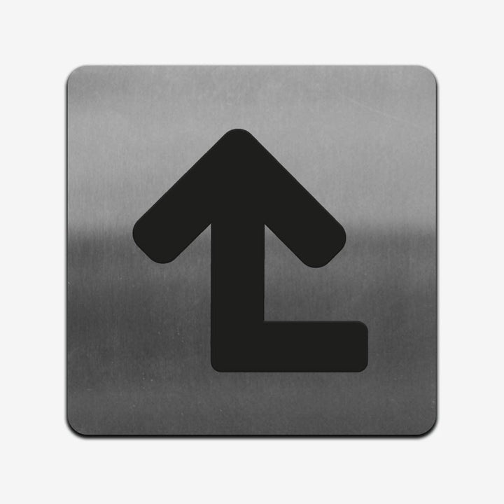 Information signs Directional Arrow Sign for Office — Stainless Steel Signage