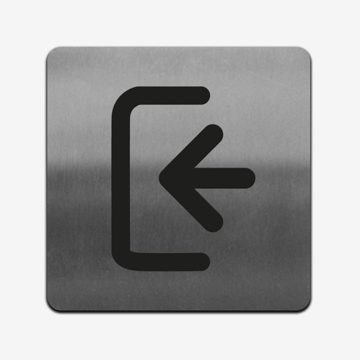 Information signs Direction Sign for Office: Stainless Steel Sign