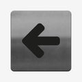 Information signs Arrow Sign: Stainless Steel Sign - Photo #1