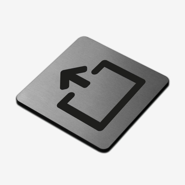Information signs Direction Sign: Stainless Steel Sign