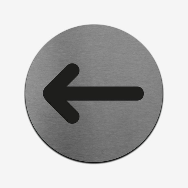 Information signs Arrow Pointer Sign — Stainless Steel Signage
