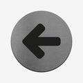 Information signs Arrow Sign: Stainless Steel Sign - Photo #3