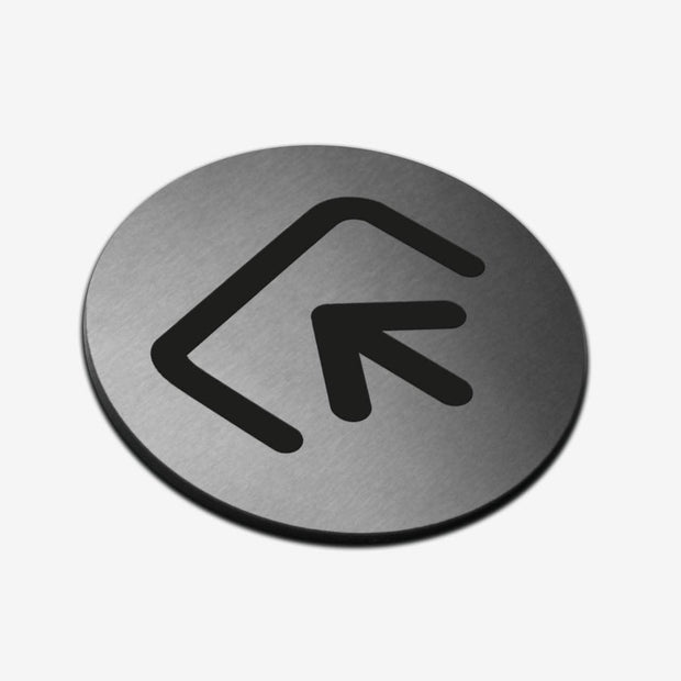 Information signs Direction Sign for Office: Stainless Steel Sign