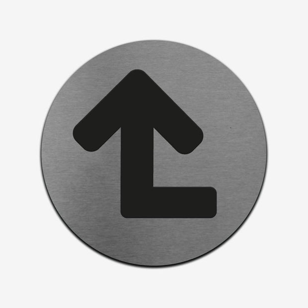 Information signs Directional Arrow Sign for Office — Stainless Steel Signage