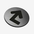 Information signs Directional Arrow Sign for Office — Stainless Steel Signage - Photo #4