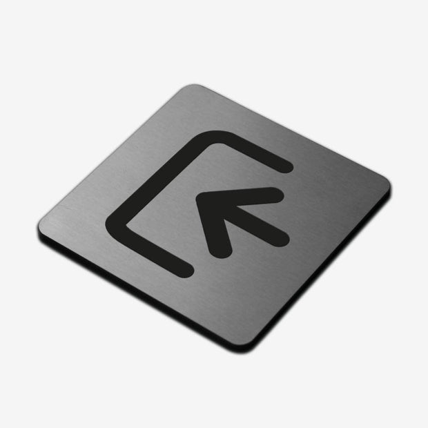 Information signs Direction Sign for Office: Stainless Steel Sign
