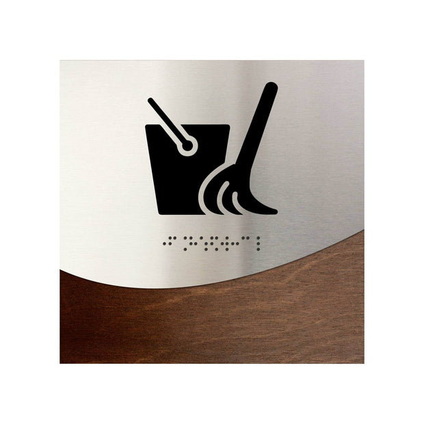 Information signs Cleaning Room Sign - "Jure" Design
