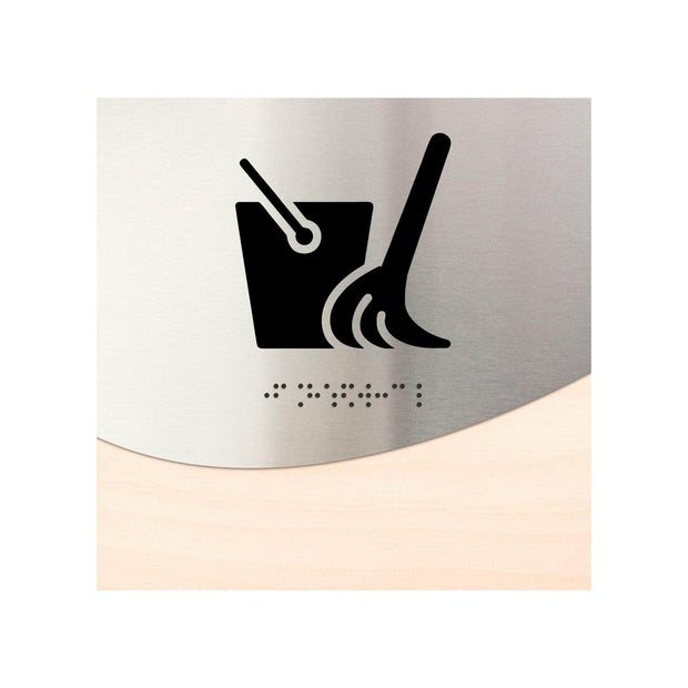 Information signs Cleaning Room Sign - "Jure" Design