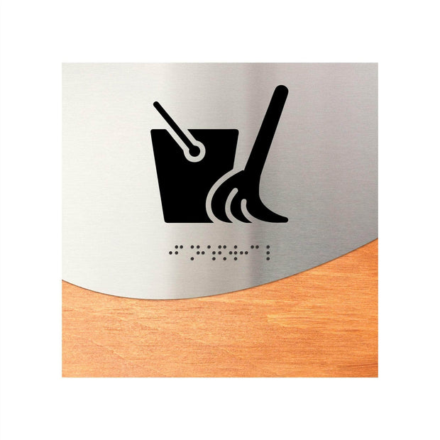 Information signs Cleaning Room Sign - "Jure" Design