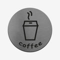 Information signs Coffee Sign — Stainless Steel Plate - Photo #3