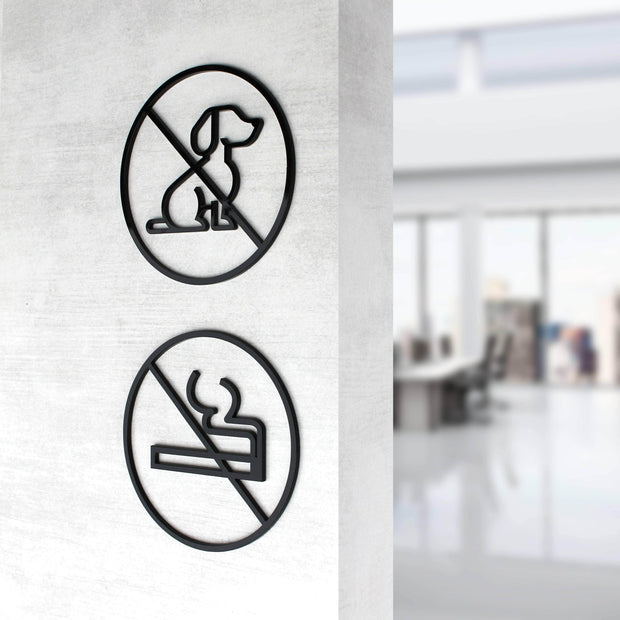 Information signs Custom Acrylic Sign — "Thin" Design