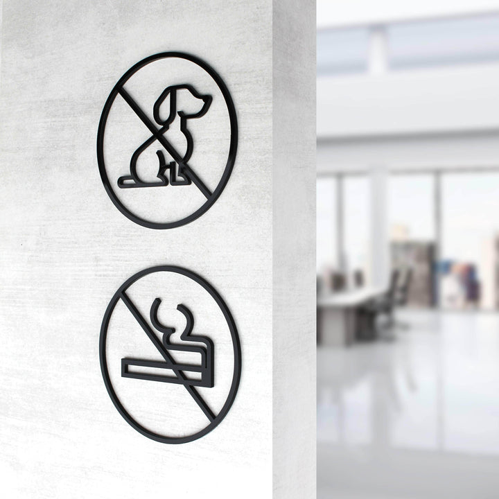 Information signs Custom Acrylic Sign — "Thin" Design