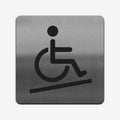 Information signs Disabled Access Sign — Stainless Steel Signage - Photo #1