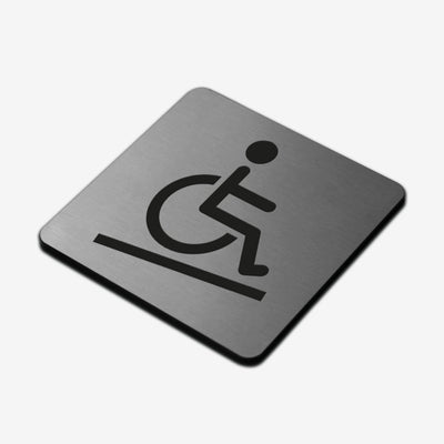 Disabled Access - Stainless Steel Sign Information signs square Bsign