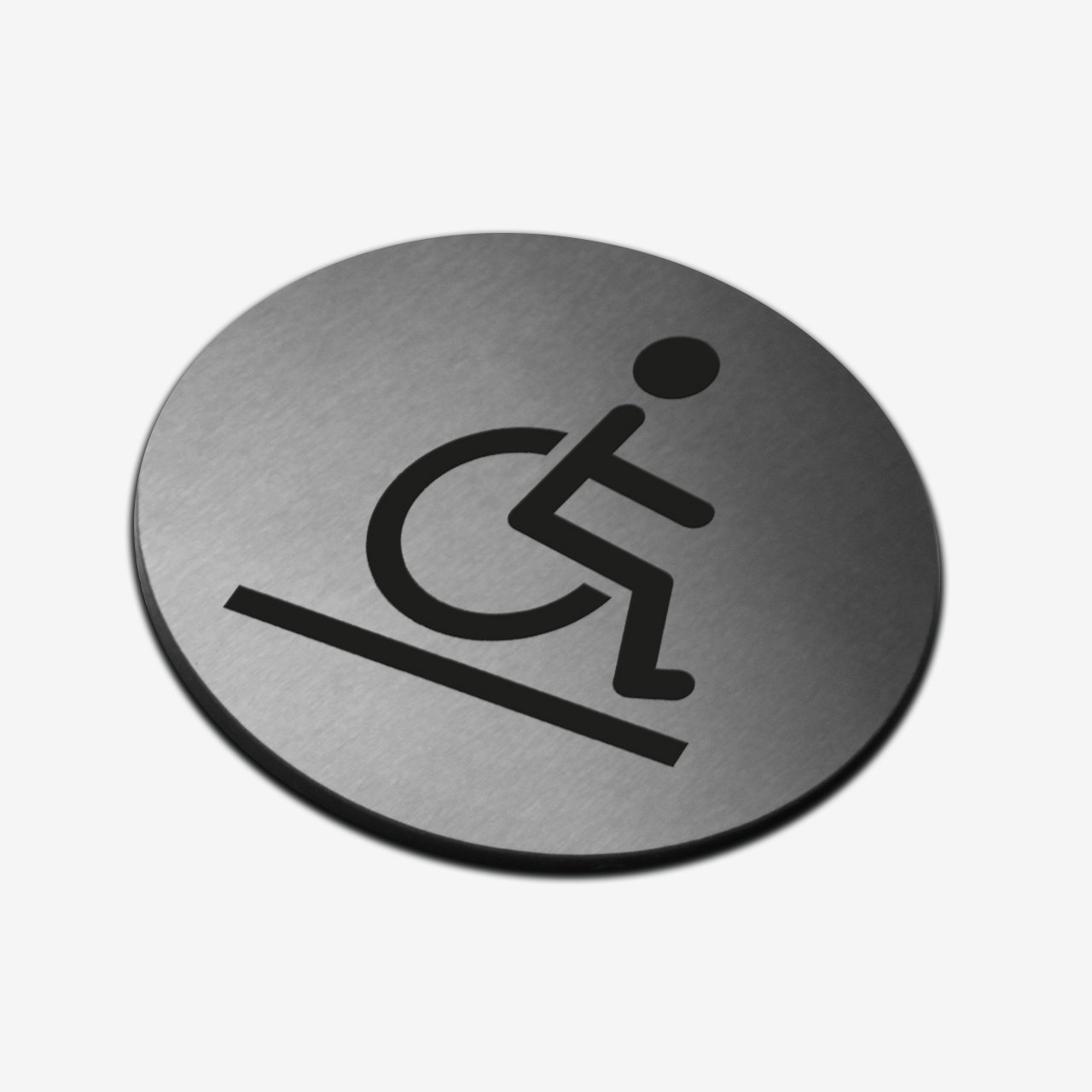 Disabled Access - Stainless Steel Sign Information signs circle Bsign