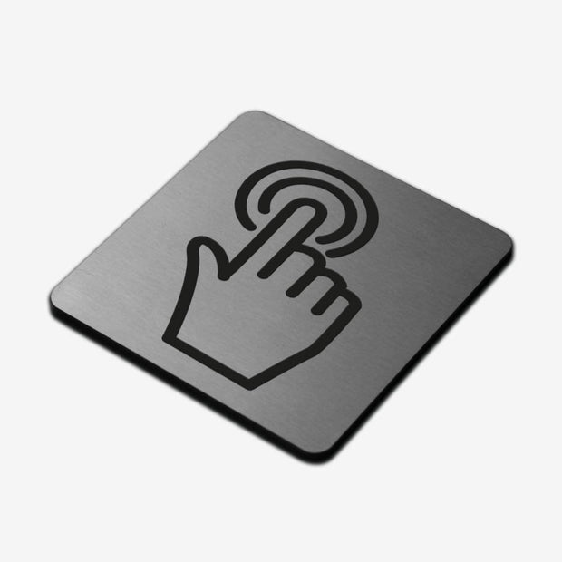 Information signs Doorbell Sign — Stainless Steel Signage