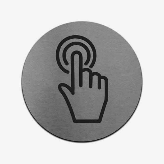 Information signs Doorbell Sign — Stainless Steel Signage