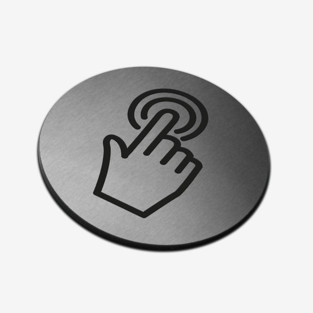 Information signs Doorbell Sign — Stainless Steel Signage