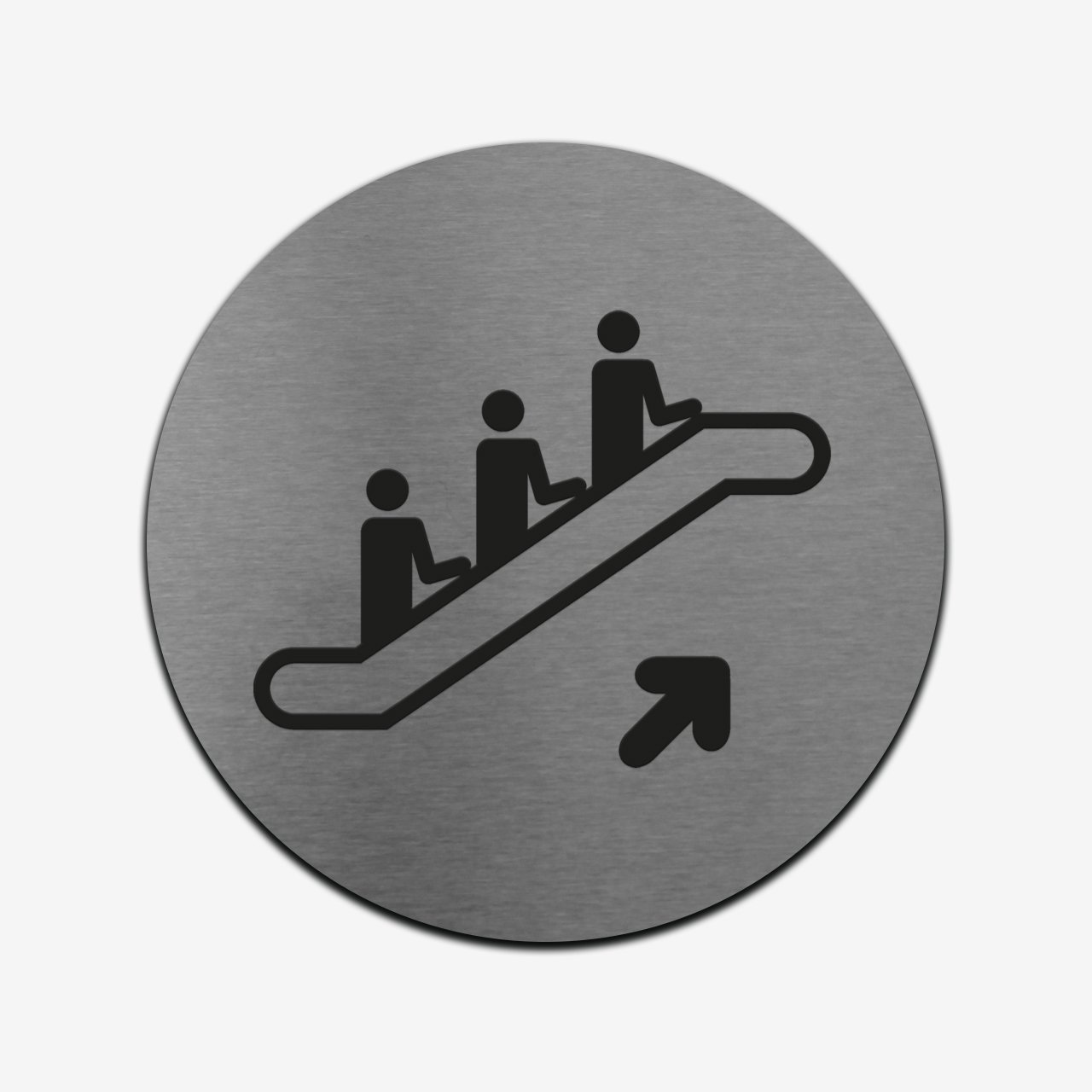 Elevator - Stainless Steel Sign Information circle Bsign
