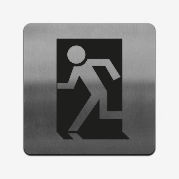 Information signs Exit Sign — Stainless Steel Signage