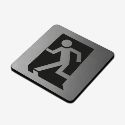 Exit - Stainless Steel Sign Information signs square Bsign
