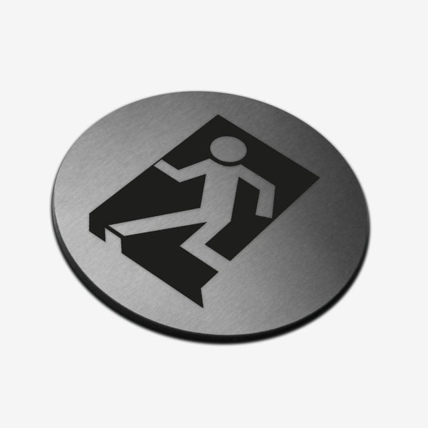 Information signs Exit Sign — Stainless Steel Signage